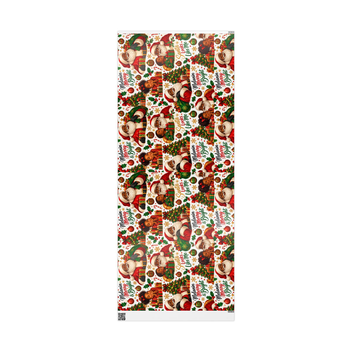 Vintage Santa Christmas Wrapping Paper