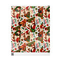 Vintage Santa Christmas Wrapping Paper