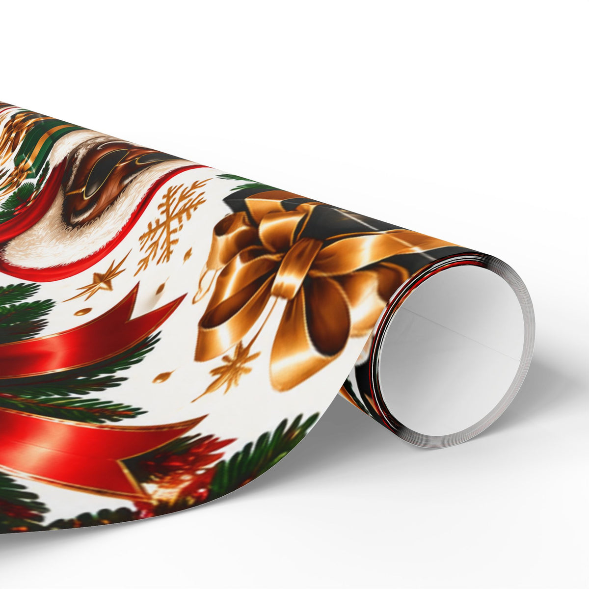 Cool Black Santa Wrapping Paper