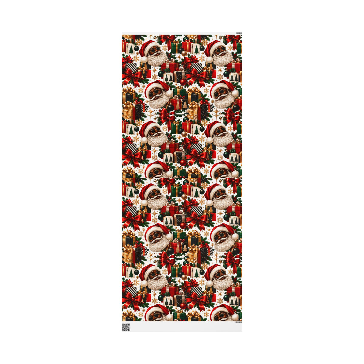 Cool Black Santa Wrapping Paper