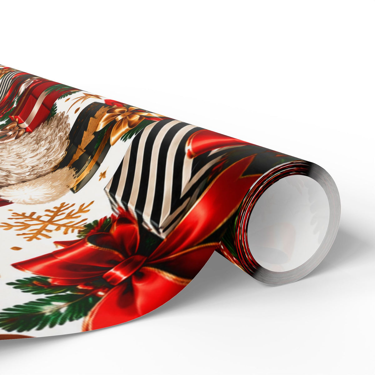 Cool Black Santa Wrapping Paper