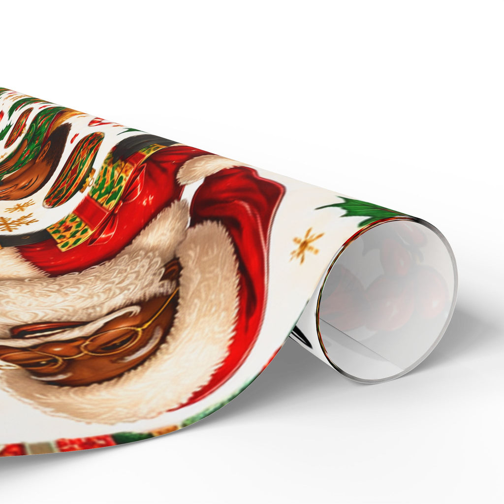 Vintage Santa Christmas Wrapping Paper