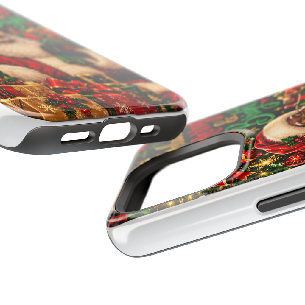 Melanin Merry & Bright Santa Magnetic Phone Case
