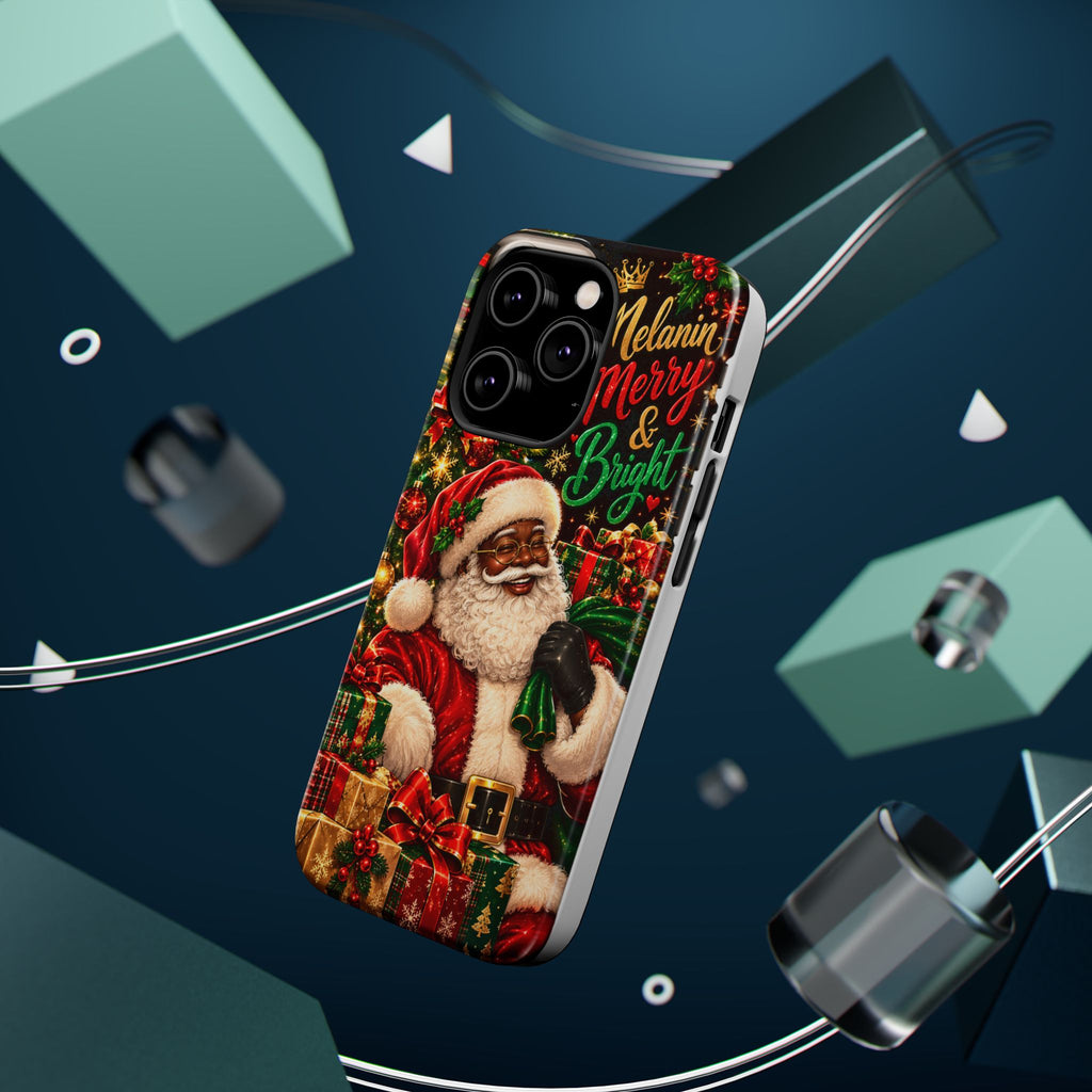 Melanin Merry & Bright Santa Magnetic Phone Case