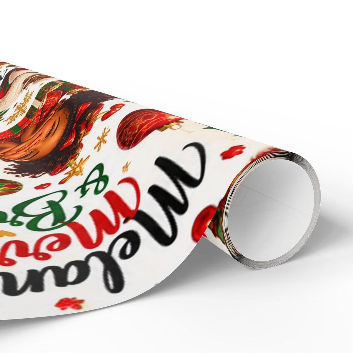 Vintage Santa Christmas Wrapping Paper