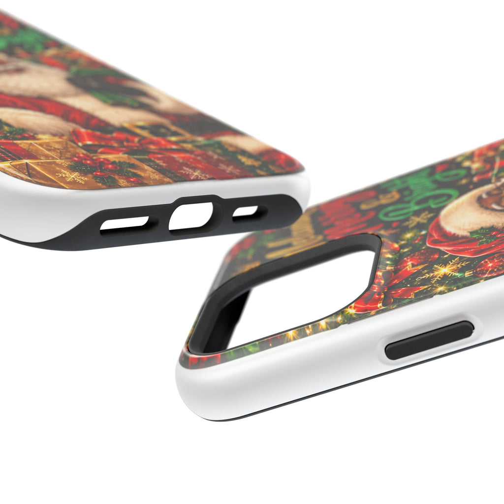 Melanin Merry & Bright Santa Magnetic Phone Case