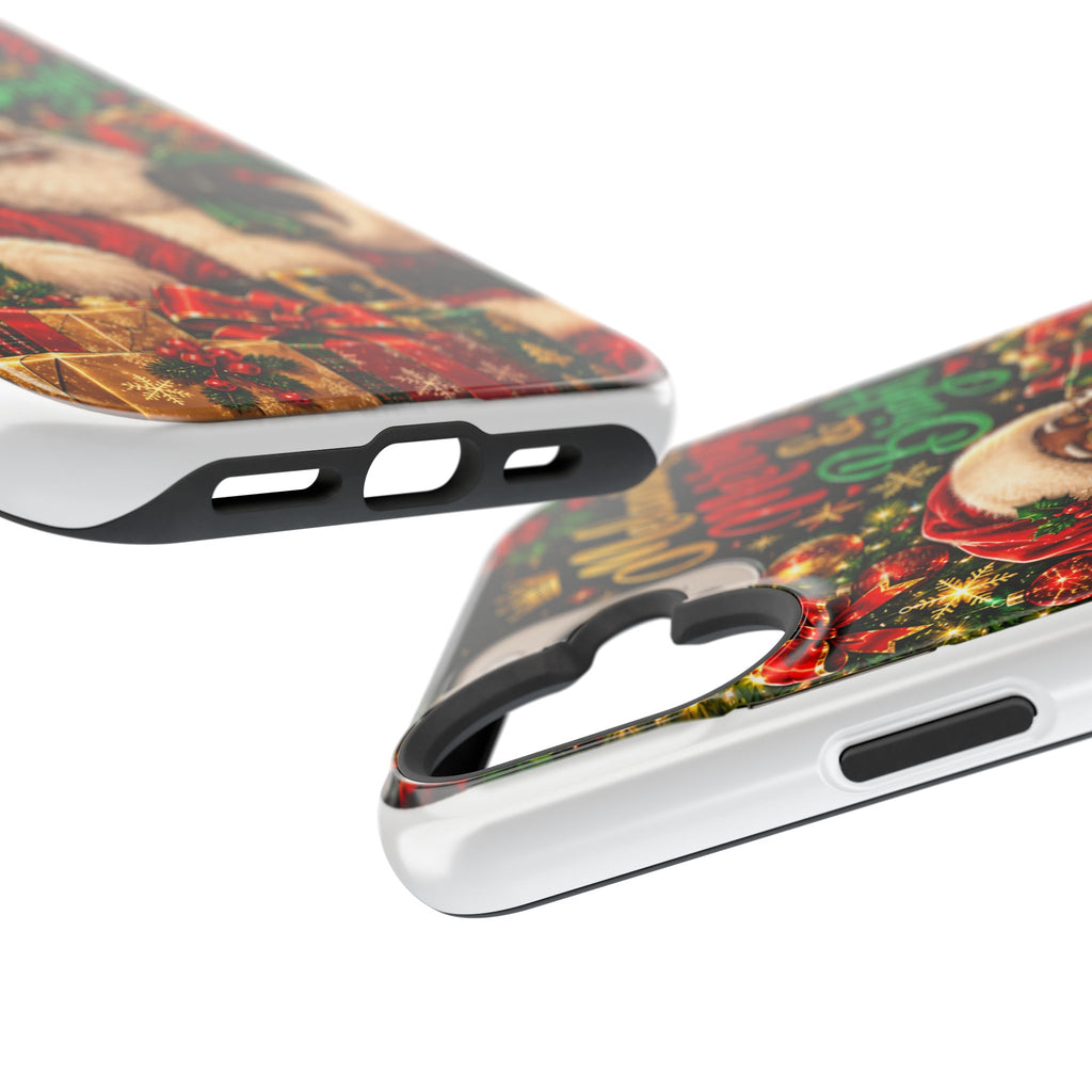 Melanin Merry & Bright Santa Magnetic Phone Case