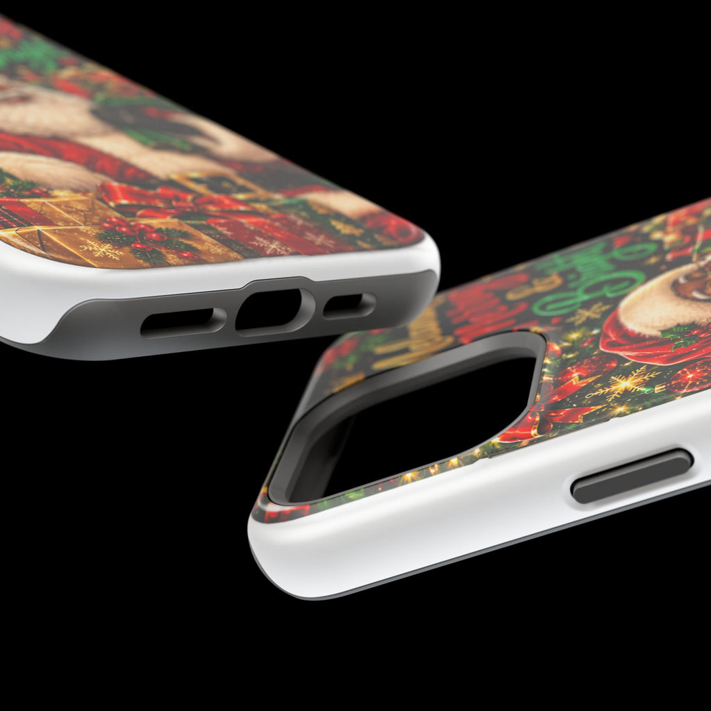 Melanin Merry & Bright Santa Magnetic Phone Case